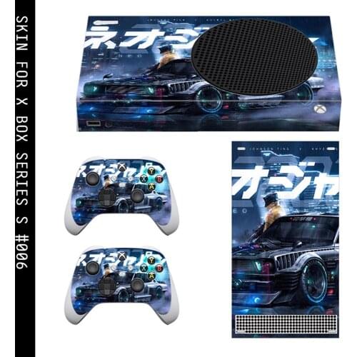 Car Style Xbox Series S Skin Sticker for Console & 2 Controllers Decal Vinyl Protective Skins Style 1