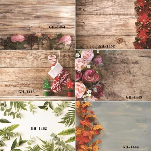 Vinyl Custom Photography Backdrops Wooden Planks Theme Photography Background GH200415-12