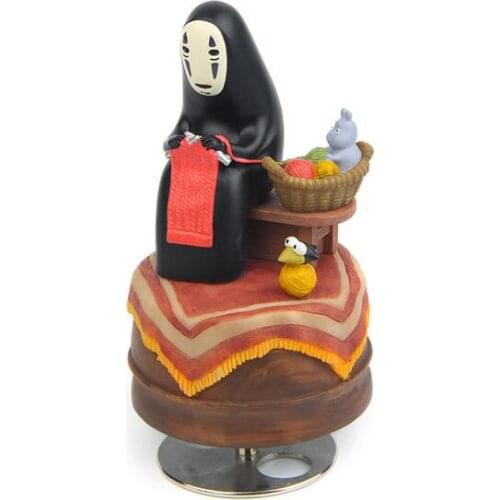 Hayao miyazaki and chihiro masuda, the faceless man, knitted sweater, piglet, fly ball, and eight-tone box set pieces for girls