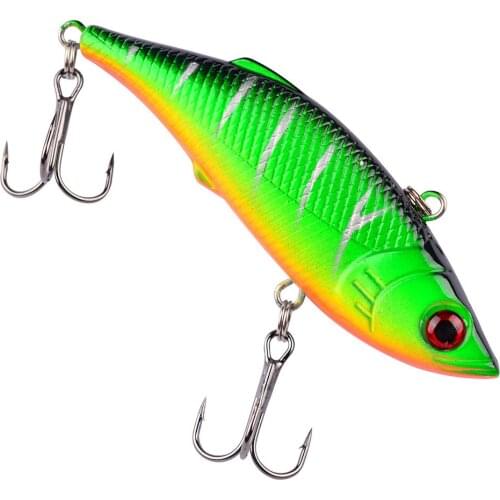 1PC Colorful Stripe Hard Bait Minnow Fishing Lure 80mm 9.7g Bass Sea Fishing 6# Hook Diving Jerkbait Perch Wobblers For Trolling