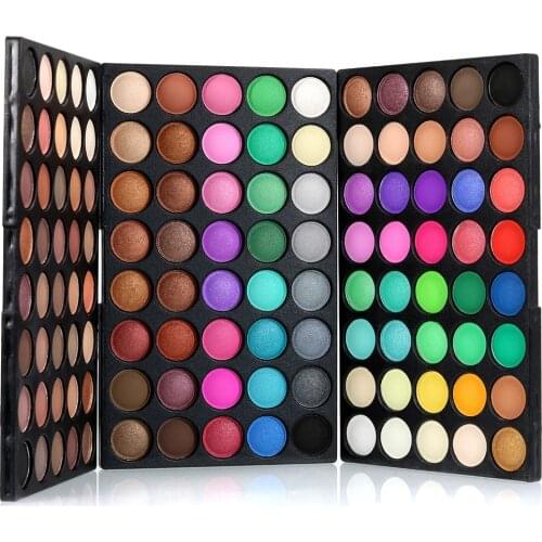 Eye shadow 120 colors, multicolored eye shadow, make-up plate, eye color, smoky makeup The Eyeshadow plate is decorated with