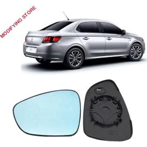 1610811080 1610811180 for For Peugeot 307 308 408 508 Car Rearview Mirror glass lens Blue MirrorLeft/Right
