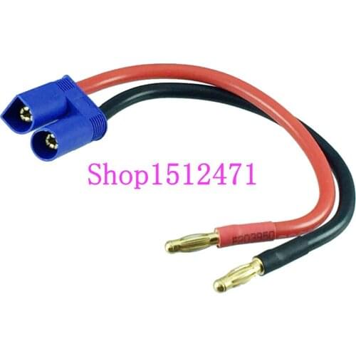 1pce EC5 Male to 4mm Banana Bullet charger lead cable for lipo NiMh NiCd