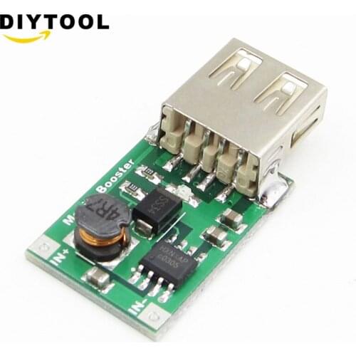 2V-5V To 5V 1200MA USB Output Boost Converter Mini DC-DC Step-up Power Module Lithium Battery Charger Board For Phone Camera