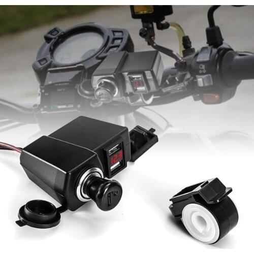 4.2A Waterproof Motorcycle Charger 12-24V Motorbike Cigarette Lighter Usb Charger for Car Boat marine ATV RV Motorcycle Dropship