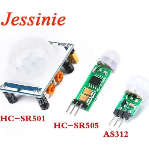 AM312 HC-SR501 HC-SR505 Adjust IR Pyroelectric Infrared Mini PIR Module Motion Sensor Detector Module for Arduino AS312 Bracket