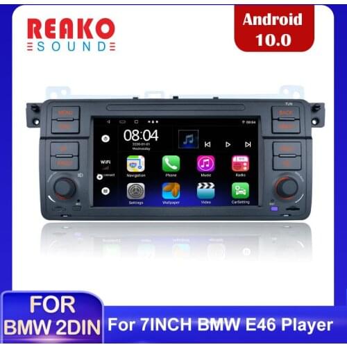 REAKOSOUND 7inch 2Din Car Radio Android 10 For BMW E46 Car Multimedia No DVD player autoradio Navigation GPS stereo