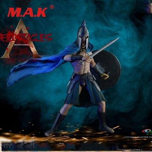 BY-G02 1/12 Scale Ancient Greek General Themistocles Soldier Figure Toy Full Set Figure Dolls