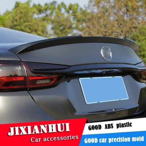 For Mazda 6 atenza Spoiler 2020 High Quality ABS Material Car Rear Wing Primer Color Rear Spoiler For Mazda 6 atenza Spoiler