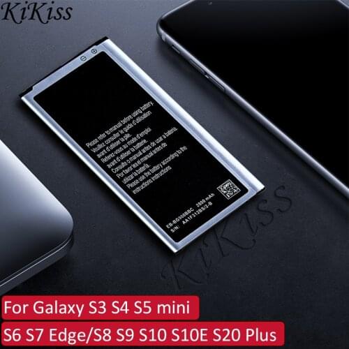 For Samsung S5 S6 S7 Edge S8 S9 S10 S10E S20 Plus Battery For Galaxy S3 S4 mini SM G900 G900I G900F G900H G930F G950 EB-BG900BBE