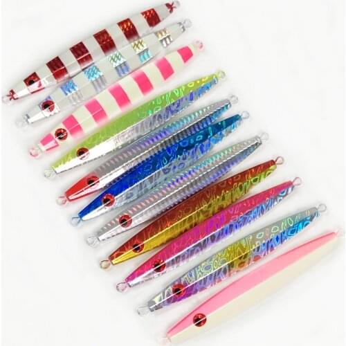 Hot Sale 1 Pieces40g 10cmMetal Lure Fishing Spoon Freshwater Fishing Hard LureSliceJigBait Spoon Fishing Tackle Metal Jigging