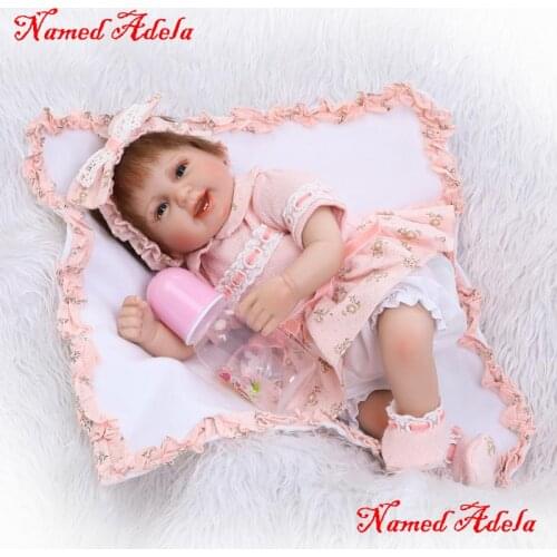 Bebe Doll reborn for girls toys gift 16" 42 cm soft silicone reborn baby dolls newborn girl sleeping dolls toys bonecas