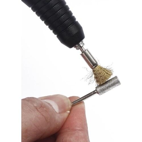 Nail Copper Wire Drill Bit Cleaning Brush Tools For Electric Manicure Cleaner Brush Milling Cutters For Pedicure Nail Accessorie