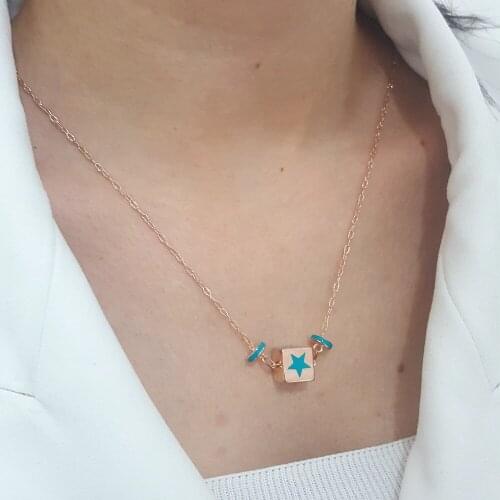 Fashion Chain 925 Silver Necklace For Women Trendy Good Luck Star Love Sun Super Luxury Clover Turkish Fine Jewelry