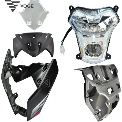 Motorcycle Lx300-6a 300r Original Deflector Cover Plate Glass Headlamp Back Plate Apply for Loncin Voge