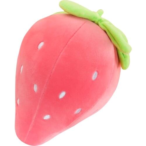 New arrival plush strawberry soft baby strawberry pillow toy stuffed strawberry kids gift