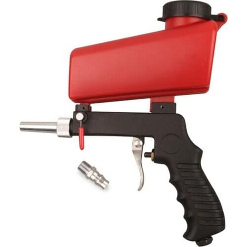 Adjustable Sandblasting Tool 90psi Portable Sand Blaster Sandblasting Machine Gravity Small Handheld Pneumatic Blasting Tool