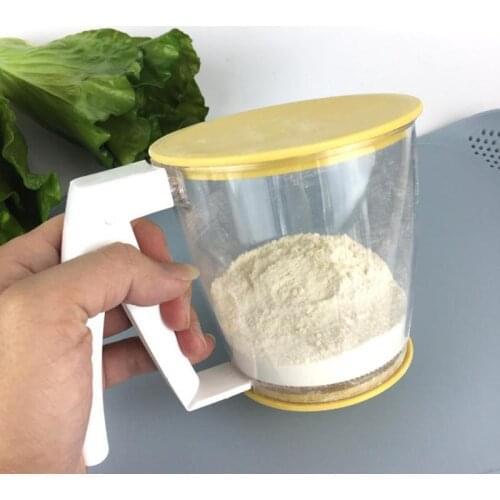 Hand-held Flour Sieve Fine Mesh Sugar Filter Manual Icing Sugar Powder Strainer Kitchen Pastry Tools Baking Tools