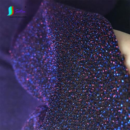 DIY Crafts Background Stage Show Clothes Wedding Decorate Accessory Multicolor Fashion Dress Lurex Glitter Fabric S0380L