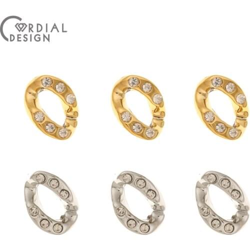 Cordial Design 14*19MM 200Pcs Beads Accessories/Hand Made/CCB Beads/UV Gold Effect/DIY Beads Making/Jewelry Findings & Component