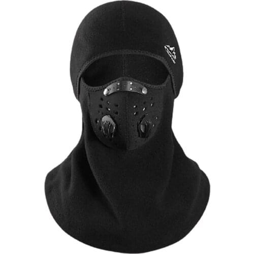 Loogdeel Winter Ski Mask Thermal Fleece Skating Cycling Scarf Keep Warm Snowboard Shield Hat Outdoor Sporting Bike Headwear cap