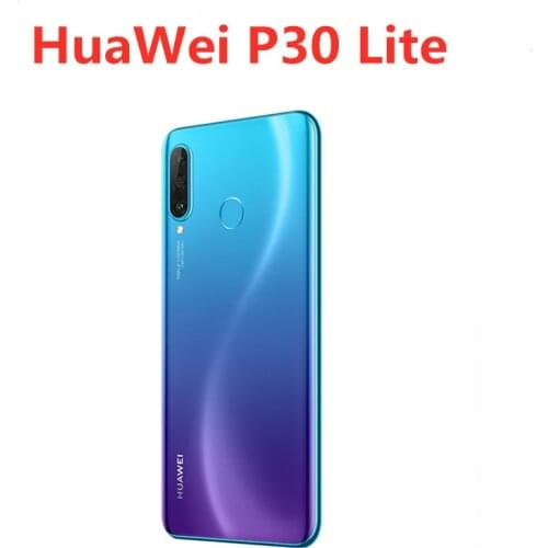 EU Version HuaWei P30 Lite 4G LTE Smart Phone NFC Fingerprint 6.15" Screen 4GB RAM 128GB ROM 32.0MP Kirin 710 Octa Core Stock