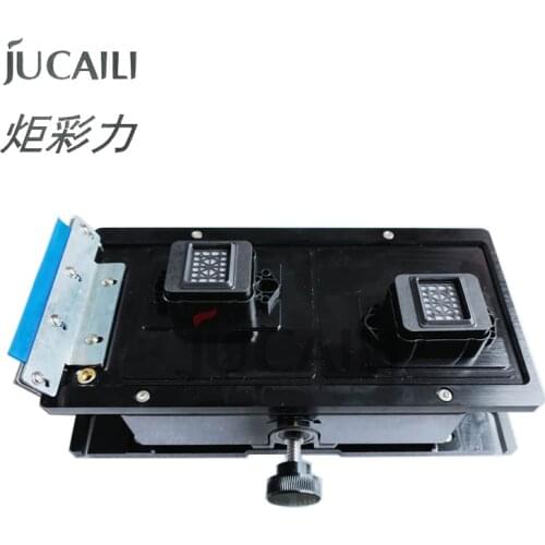 Jucaili stable printer xp600/DX5/DX7 Double Head Capping Station Pump Assembly single motor automatic ink stack with capping
