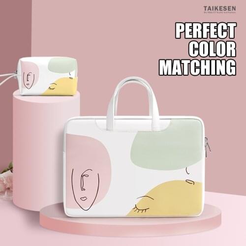 Laptop Bag For Macbook Air Pro 13.3 14 15 Xiaomi Sleeve 15.6 Notebook Bag Dell Hw Hp Business Women Handbag Attache Package