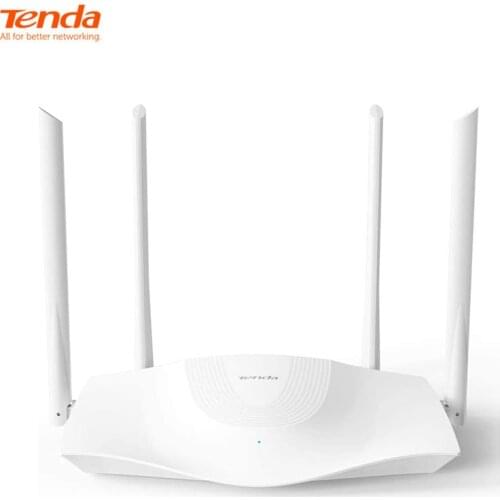 Tenda AX1800 Smart WiFi Router AX3 Dual Band Gigabit Wireless Internet 1.5GHz Quad-Core CPU, Up to 1200 sq.ft. & 64 Devices