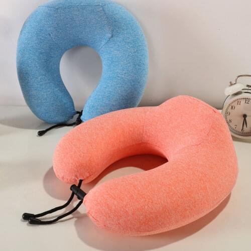 U Shaped Memory Foam Pillow Support Cushion Neck Pillows Headrest Travel Airplane Comfortable Accessories Pillows For Sleep
