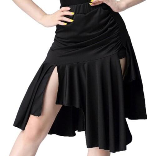Latin dance skirt new practice clothing female adult skirt tassel skirt bottoms competition dance performance