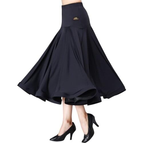 Women New Ballroom Dance costumes Newest Design Woman Modern Waltz Tango skirt /standard Competition skirt S-3XL
