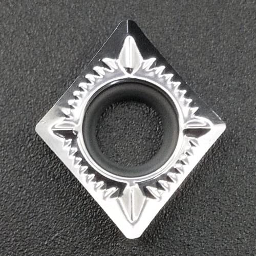 10pcs CCGT09T308-AK H01 CCGT32.52-AK H01 CNC Carbide Aluminum Cutting Blades for Aluminum