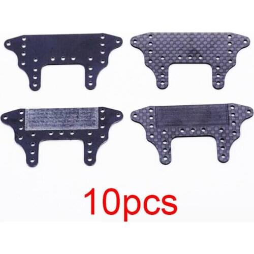 10PCS Carbon Fiber Brake 15518 4WD FRP 1.5mm Large Area Brakes Self-made Parts for Tamiya 4WD Racing Car Model