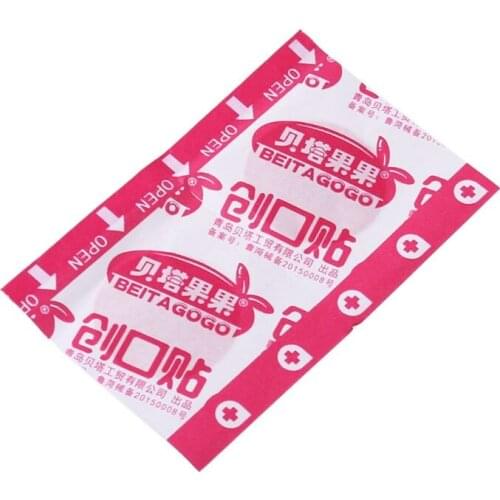 100 PCs Mini Round Disposable Medical Adhesive Bandage Band-aid Wound Plaster