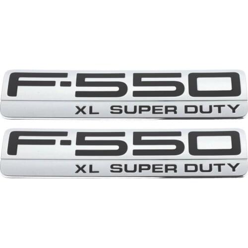 2005-2007 F-550 XL Super Duty Right & Left Fender Emblems NEW (250PCS)