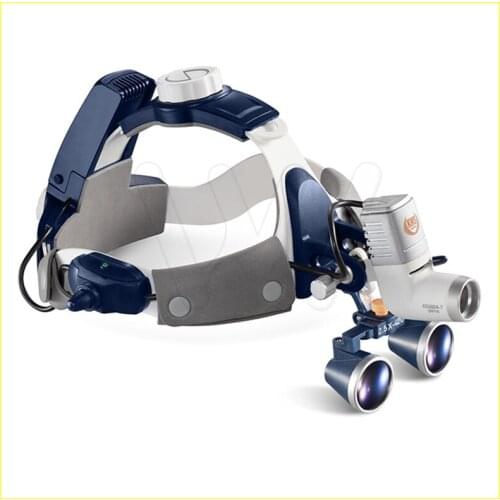 5W LED Surgical Head Light dental Lamp All-in-Ones Headlight with loupes 2.5X , 3.5X