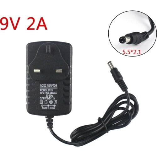 New UK 9V 2A 5.5*2.1 AC Adapter Power Supply For Boss Katana-Mini Battery Powered Guitar Amplifier