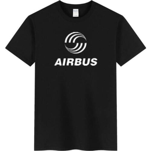 Summer T-Shirt 2021 New Fashion Men 100% Cotton Short Sleeves Casual AIRBUS T Shirts Men Women Tops Tees