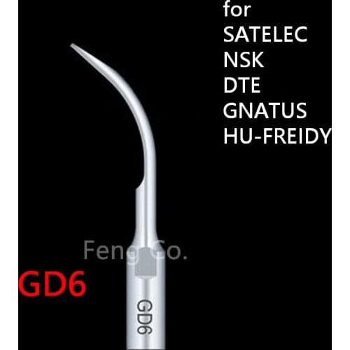 GD6 Dental Ultrasonic Scaler Tips Scaling Endo Perio Fit SATELEC NSK DTE GNATUS HU-FREIDY Handpiece Dentist Teeth Whitening