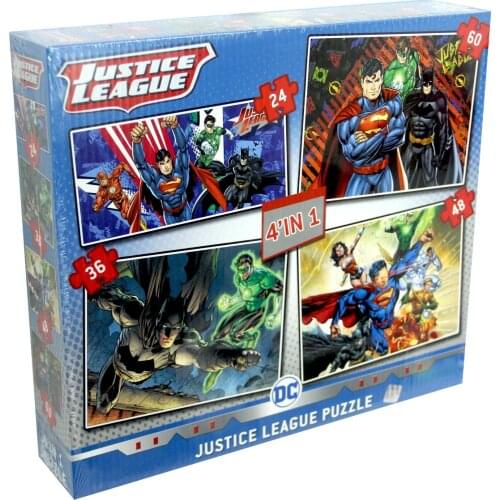 Justice League Justice Union 4 in1 Puzzle