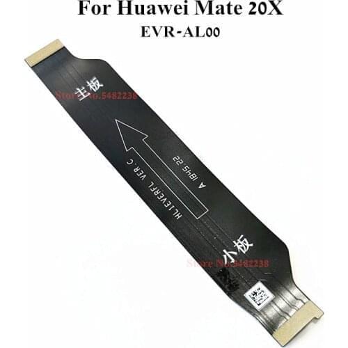 100% Motherboard Connection Cable For Huawei Mate 20X EVR-AL00 USB Data transfer tape Main Board Ribbon For MATE 20X Replacement