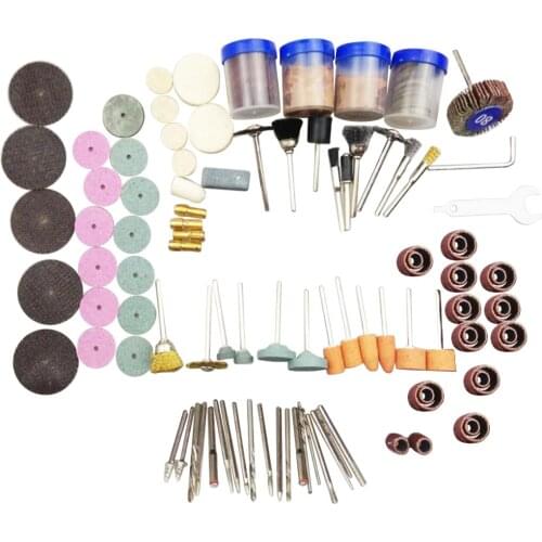Mini Rotary Tool Polishing Grinding Carving Sanding Cutting Attachment Kits
