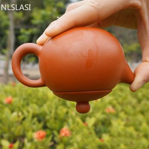 NLSLASI Authentic Yixing tea pot purple clay xi shi teapot ore beauty kettle suit puer Chinese tea set etiquette supplies