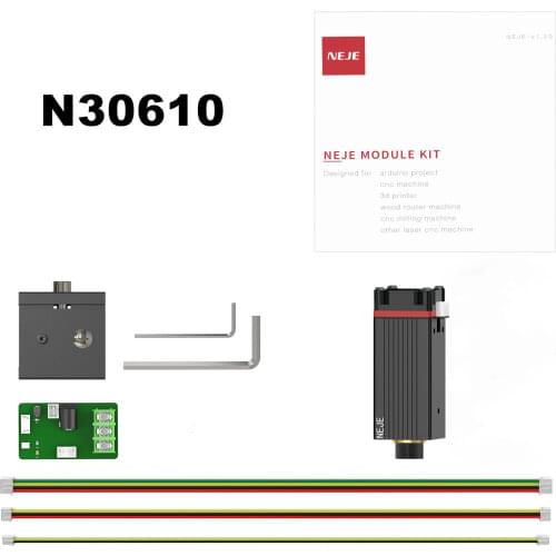 NEJE 7W Professional Laser Module Kit 450nm Blue Light With TTL / PWM Modulation For DIY CNC Laser Cutting Machine