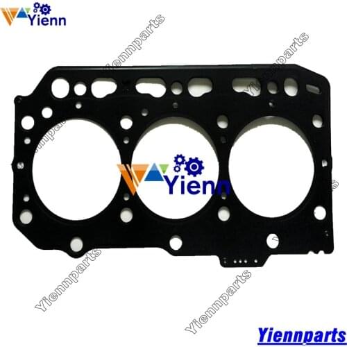 For Yanmar 3TNV88 3TNE88 Cylinder Head Gasket 129001-01340 Steel Made For Yanmar 3TNV88-DSA 3TNE88-SA Engine Repair Parts