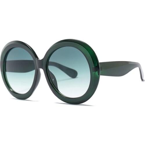 Fashion Oversize Sunglasses Women Vintage Round Sun Glasses Men One Piece Goggles Luxury Oculos Shades 5801DF