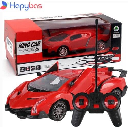 Upgrade version Super Racing Car door open Rc Speed Radio Remote Control Sports Car 1:24 Motor Xmas Gift Kid toy
