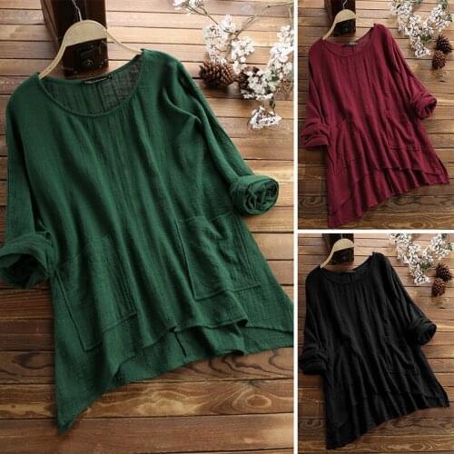 Loose Linen Maternity Blouses T-Shirts Clothes 2020 Spring Summer Pregnant Women Blouses Shirts Pregnancy Clothings Plus Size