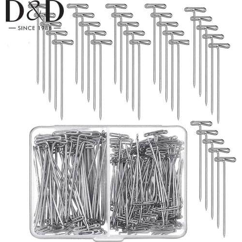 Stainless Steel T Pin Dressmaker Pins Sewing Needles Straight Pins for Sewing Craft Jewelry Making Quilt Applique Accessories